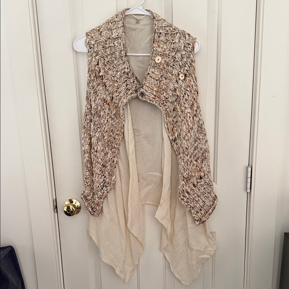 Knitted and Knotted Vest by Anthropologie